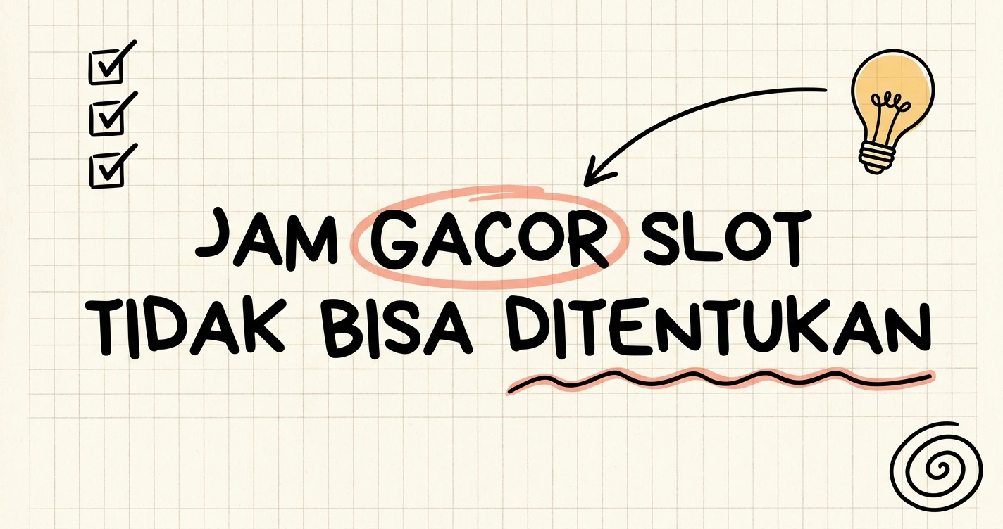 Cara Menentukan Jam Gacor untuk Main Slot