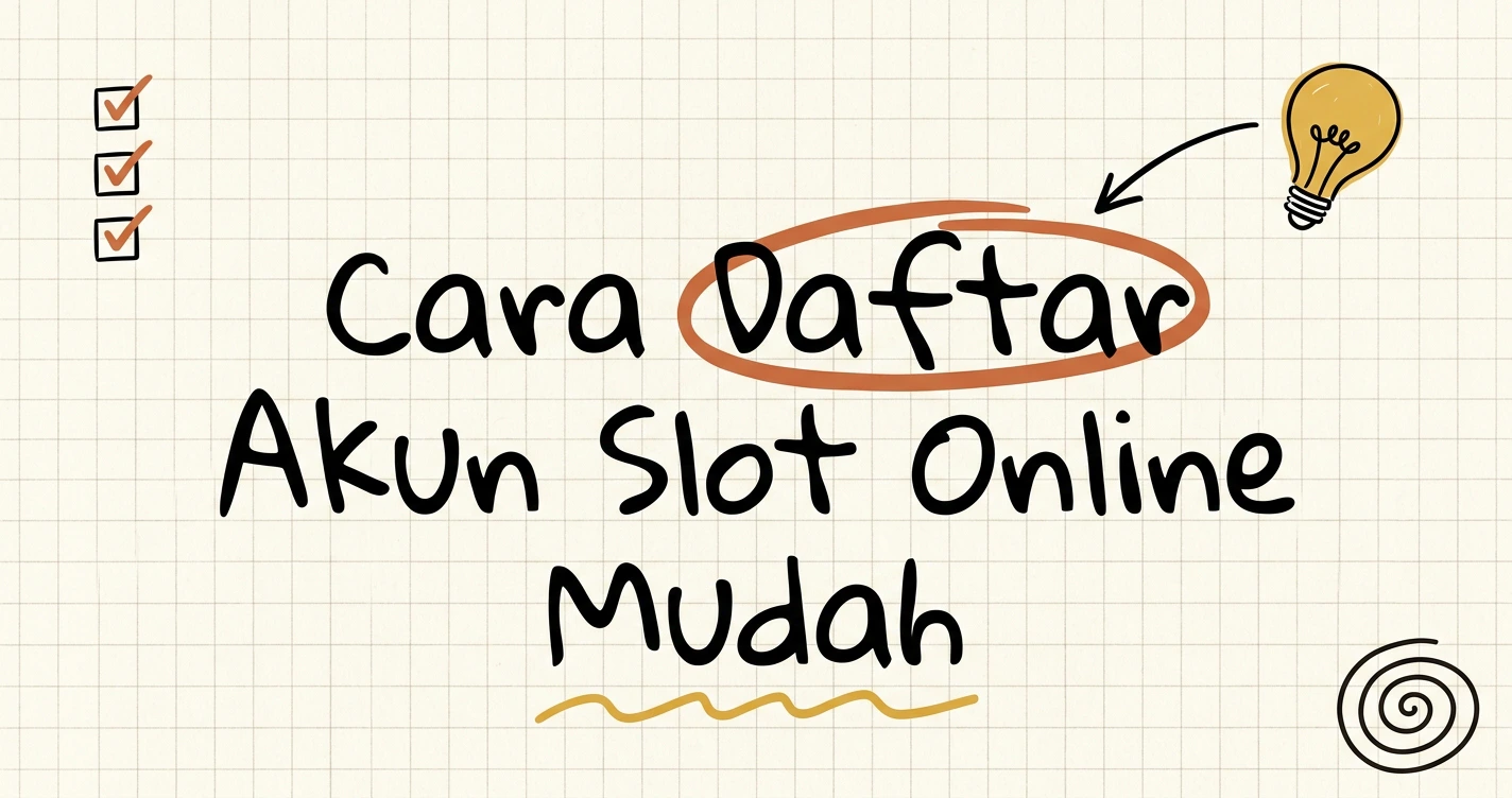 Cara Daftar Akun Slot Online dengan Mudah