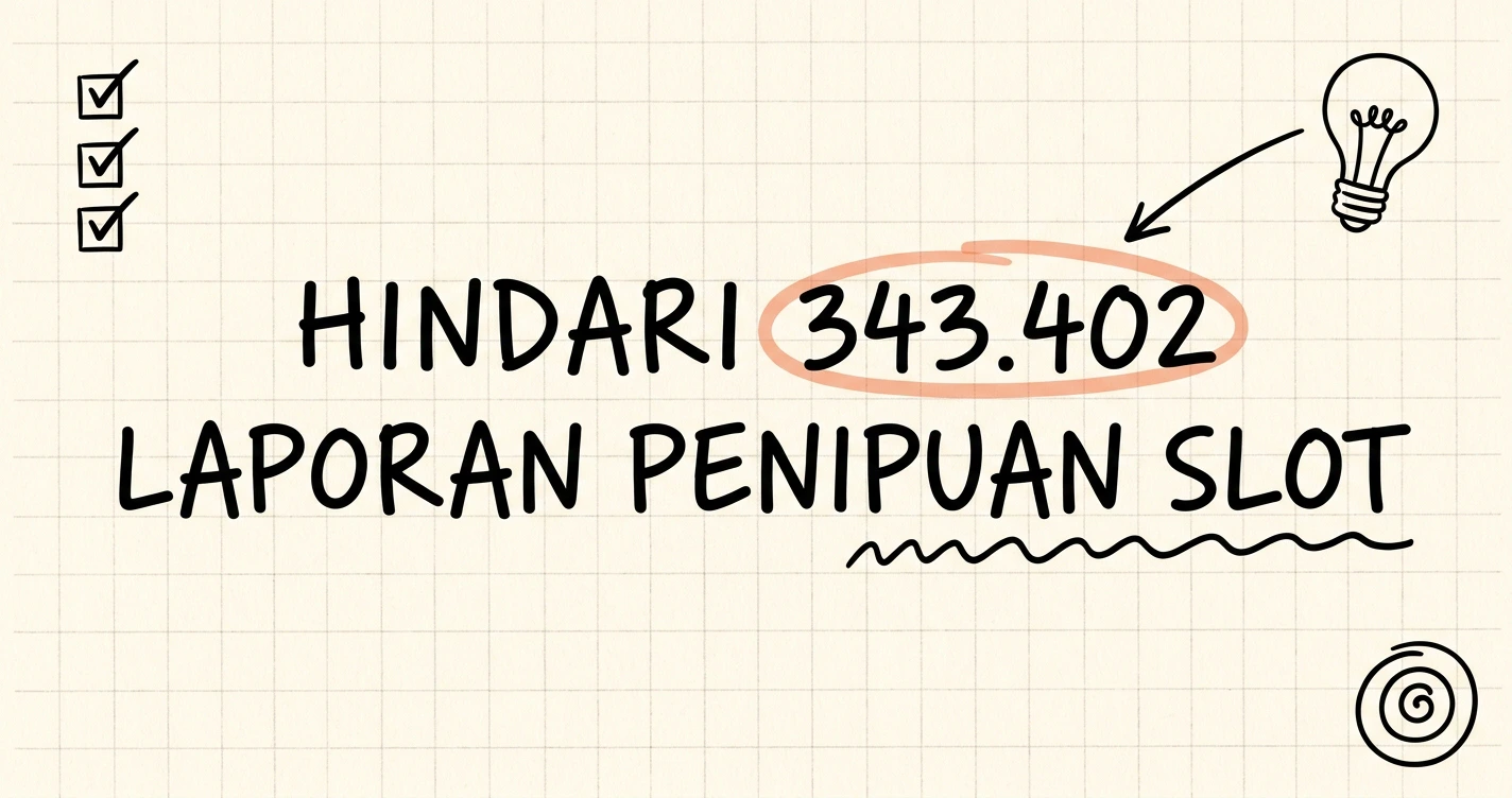 Cara Menghindari Situs Slot Penipuan