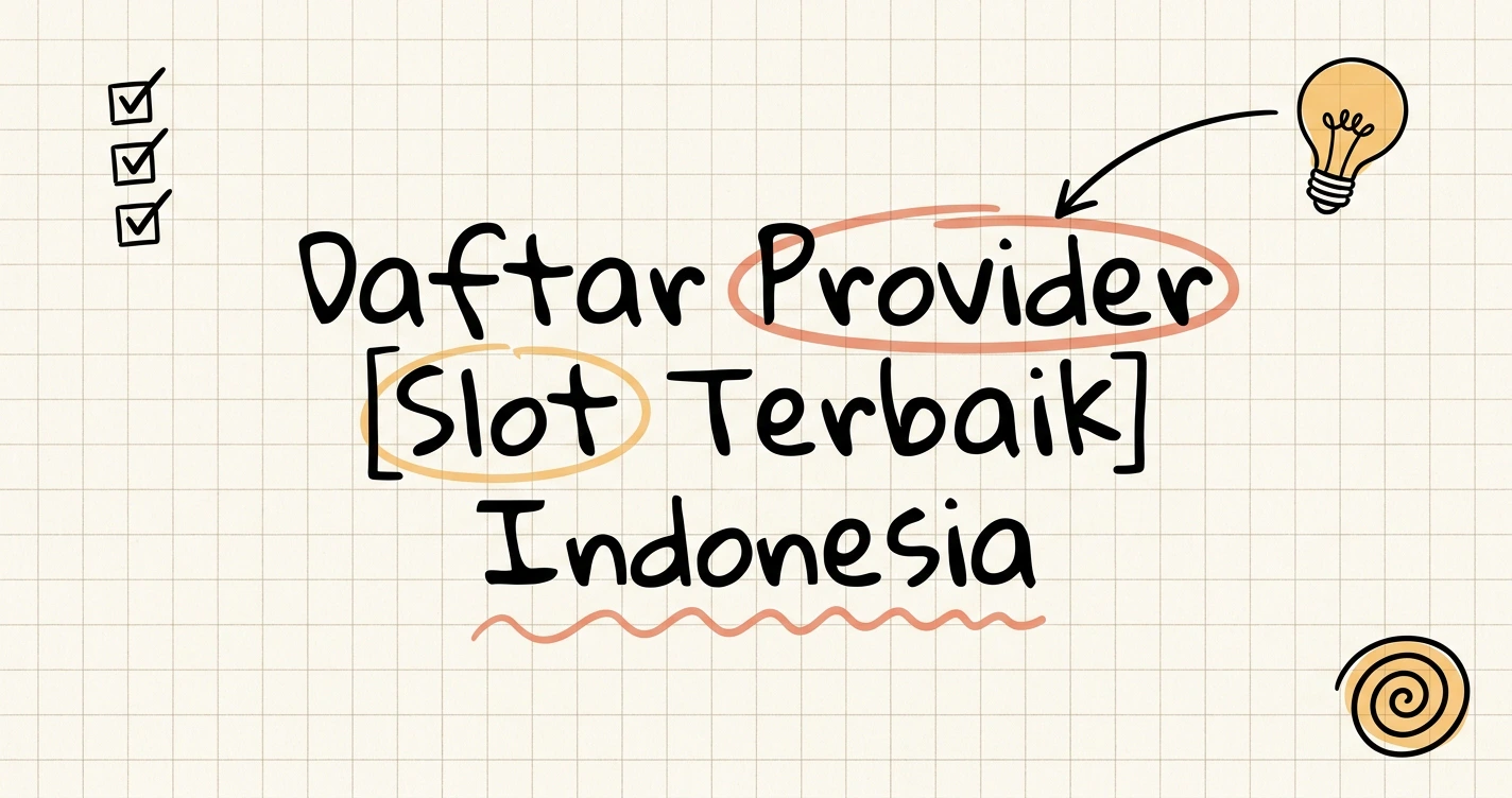 Daftar Provider Slot Terbaik untuk Pemain Indonesia